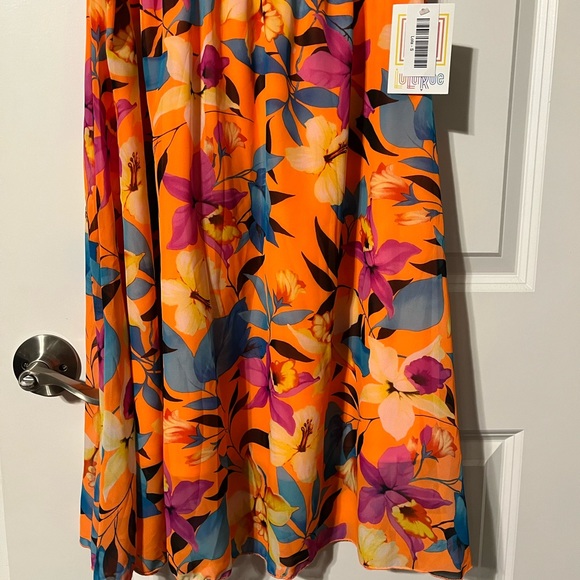 LuLaRoe Tropical LoLa Skirt - small - Picture 2 of 11